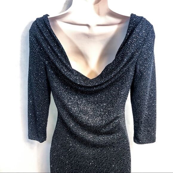 Studio Y Sparkling Draped Back Bodycon Sz S - Picture 6 of 7